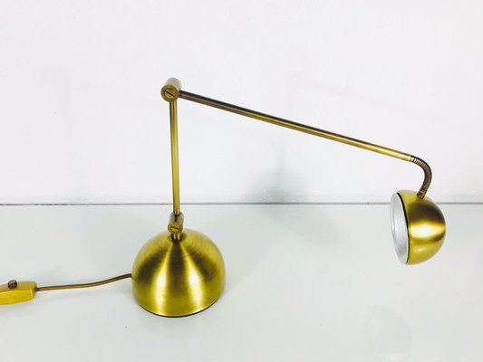 German Brass Table Lamp from Sölken Leuchten, 1970s-PUK-617908