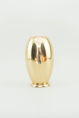 German Brass Vase from WMF Ikora, 1920s-SPD-903668