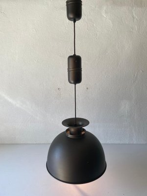 German Bronze Looking Pendant Lamp in Metal, 1970s-RDS-1294451