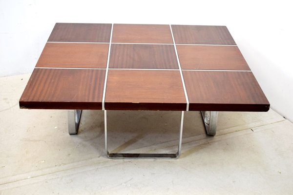 German Brown Coffee Table from Wilhelm Renz, 1970s-AOL-695302