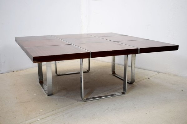 German Brown Coffee Table from Wilhelm Renz, 1970s-AOL-695302