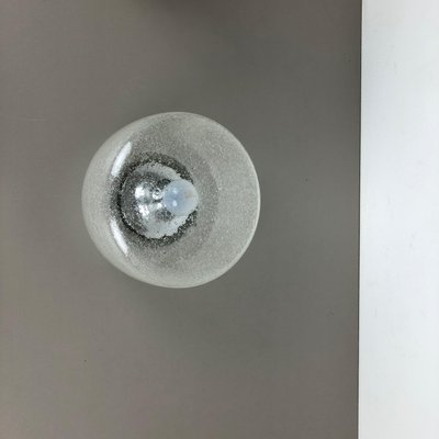 German Bubble Ice Glass Cone Wall Light from Hillebrand Leuchten-QZ-1073865