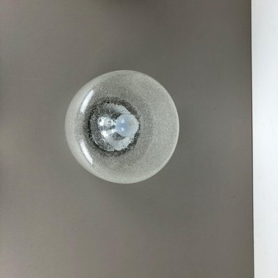 German Bubble Ice Glass Cone Wall Light from Hillebrand Leuchten-QZ-1073865