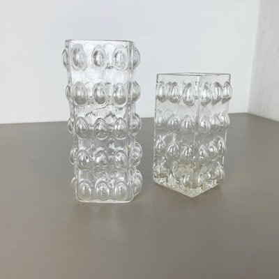 German Bubble Vases by Wilhelm Braun-Feldweg for Hirschberg, 1960s, Set of 2-QZ-1143225