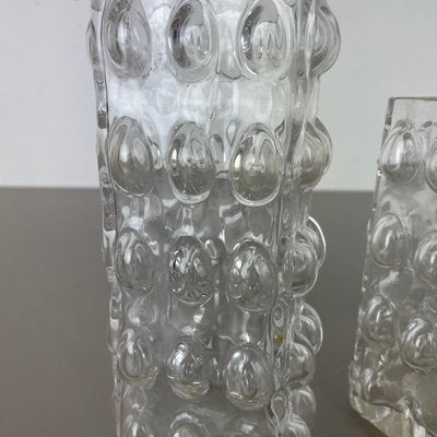 German Bubble Vases by Wilhelm Braun-Feldweg for Hirschberg, 1960s, Set of 2-QZ-1143225