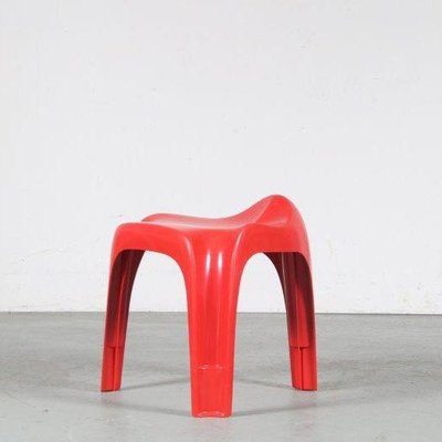 German Casalino Stool in Red by Alexander Begge for Casala, 2000s-DV-1231484