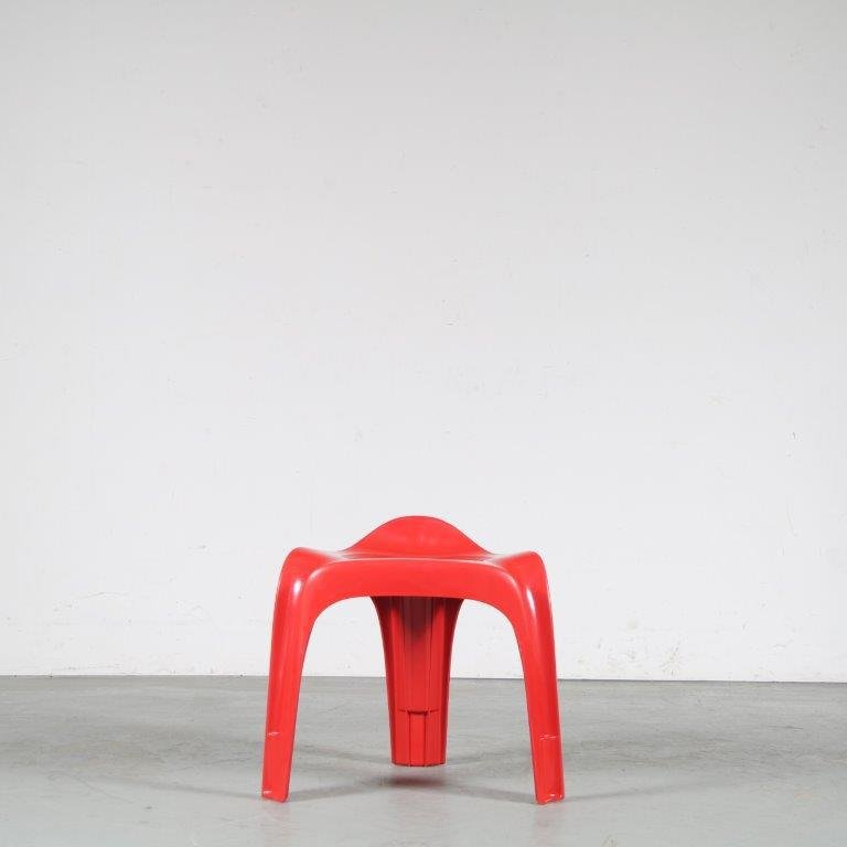 German Casalino Stool in Red by Alexander Begge for Casala, 2000s