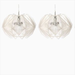 German Ceiling Lamps by Paul Secon for Sompex, 1960s, Set of 2-JAG-912936