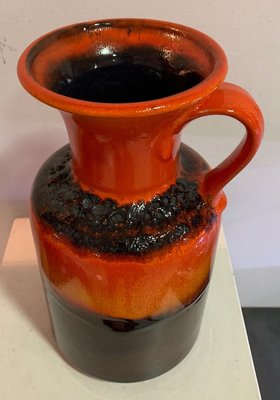 German Ceramic Lava Vase from Jazba, 1970s-IKW-823959