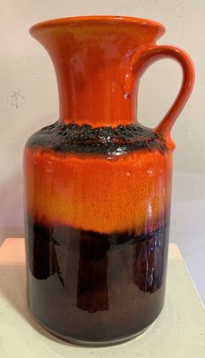 German Ceramic Lava Vase from Jazba, 1970s-IKW-823959