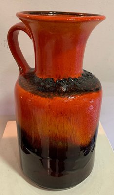 German Ceramic Lava Vase from Jazba, 1970s-IKW-823959