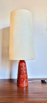 German Ceramic Spara Fat Lava Table Lamp by Halidan Kutlv, 1960s-LDW-1228926