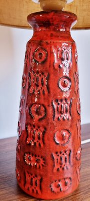 German Ceramic Spara Fat Lava Table Lamp by Halidan Kutlv, 1960s-LDW-1228926