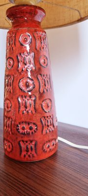 German Ceramic Spara Fat Lava Table Lamp by Halidan Kutlv, 1960s-LDW-1228926