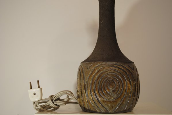 German Ceramic Table Lamp, 1970s-UJE-655349