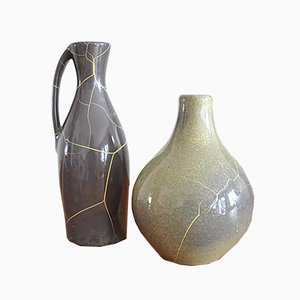 German Ceramic Vase by Richhard Uhlemeyer, 1950s, Set of 2-OV-847607