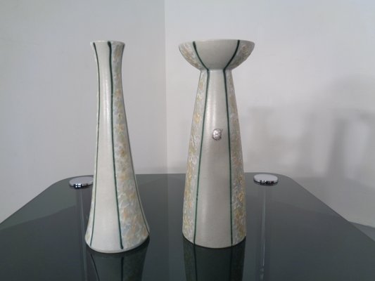 German Ceramic Vases from Föhr Keramik, 1970s, Set of 2-RDW-730908