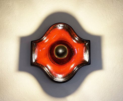 German Ceramic Wall Sconce by Hustadt Leuchten, 1960s-PBW-1816842