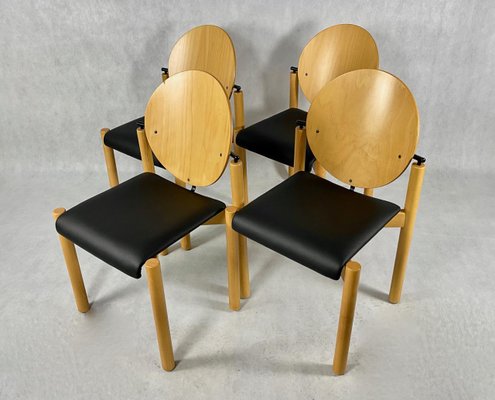 German Chairs from Kusch & Co, 1980s, Set of 4-ZCY-1375433