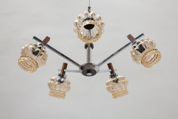 German Chandelier by Paavo Tynell for Limburg, 1960s-KL-620235