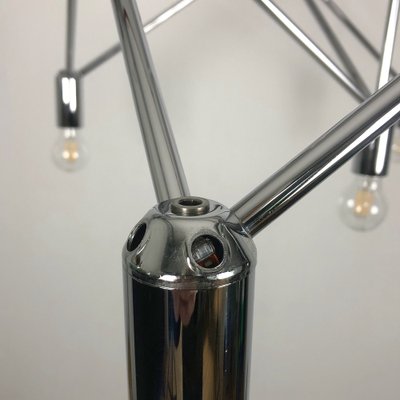 German Chandelier Light Structure with 9 Burning Points from Kinkeldey, 1960s-FFL-1282764