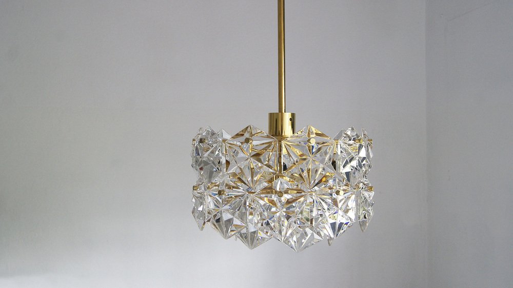 German Chandelier Royal Kristall from Kinkeldey, 1960s