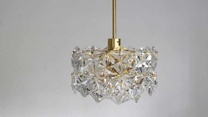 German Chandelier Royal Kristall from Kinkeldey, 1960s-UMB-1304845