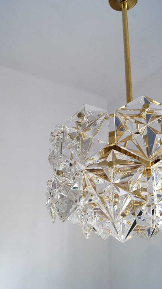 German Chandelier Royal Kristall from Kinkeldey, 1960s