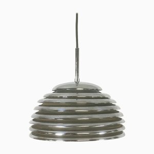 German Chrome Hanging Pendant Lamp by Kazuo Motozawa for Staff, 1960s-QZ-1077049