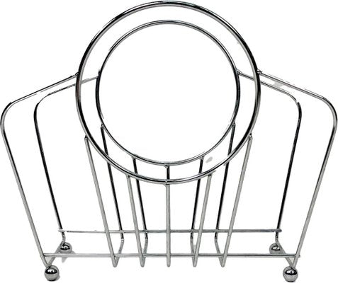 German Chrome Plated Magazine Rack, 1980s-ZCY-1376114