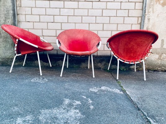 German Circle Balloon Lounge Chair by E. Lusch for Lusch & Co., 1960s or 1970s-PYR-904480