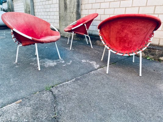 German Circle Balloon Lounge Chair by E. Lusch for Lusch & Co., 1960s or 1970s-PYR-904480