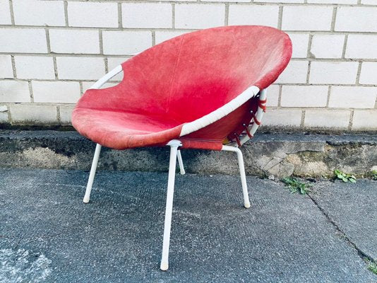 German Circle Balloon Lounge Chair by E. Lusch for Lusch & Co., 1960s or 1970s-PYR-904480