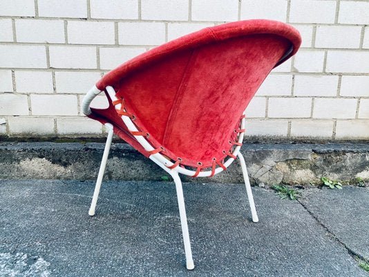 German Circle Balloon Lounge Chair by E. Lusch for Lusch & Co., 1960s or 1970s-PYR-904480