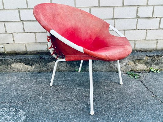 German Circle Balloon Lounge Chair by E. Lusch for Lusch & Co., 1960s or 1970s-PYR-904480