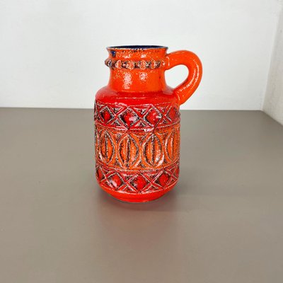 German Colorful Fat Lava Pottery Vase from Bay Ceramics, 1970s-QZ-1283906