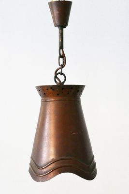 German Copper Ceiling Lamp, 1950s-WPT-551151