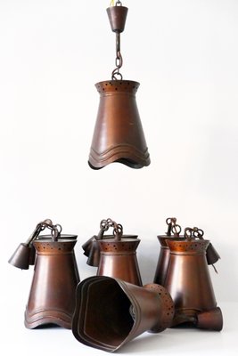 German Copper Ceiling Lamp, 1950s-WPT-551151