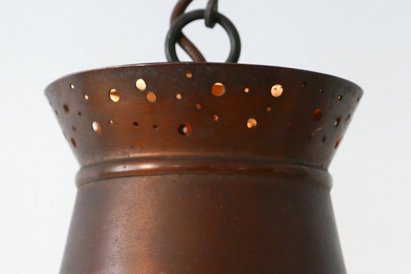 German Copper Ceiling Lamp, 1950s-WPT-551151