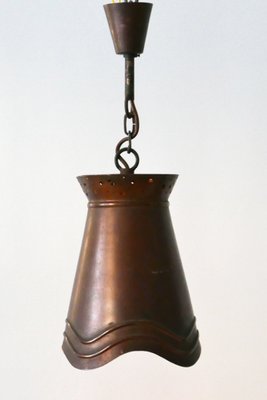 German Copper Ceiling Lamp, 1950s-WPT-551151