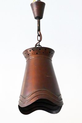 German Copper Ceiling Lamp, 1950s-WPT-551151