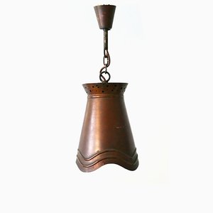 German Copper Ceiling Lamp, 1950s-WPT-551151