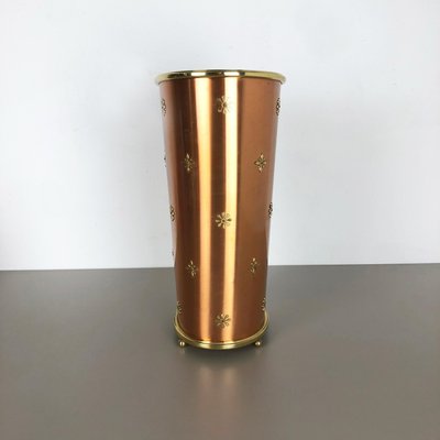 German Copper Umbrella Stand by United Workshop Munich, 1950s-QZ-1132550