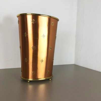 German Copper Umbrella Stand by United Workshop Munich, 1950s-QZ-1132550