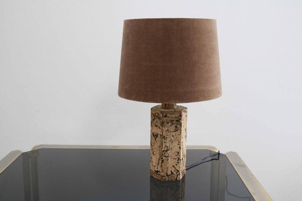 German Cork Table Lamp in the style of Ingo Maurer, 1960s-FJP-1771609