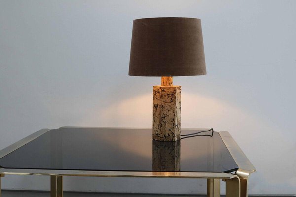 German Cork Table Lamp in the style of Ingo Maurer, 1960s-FJP-1771609