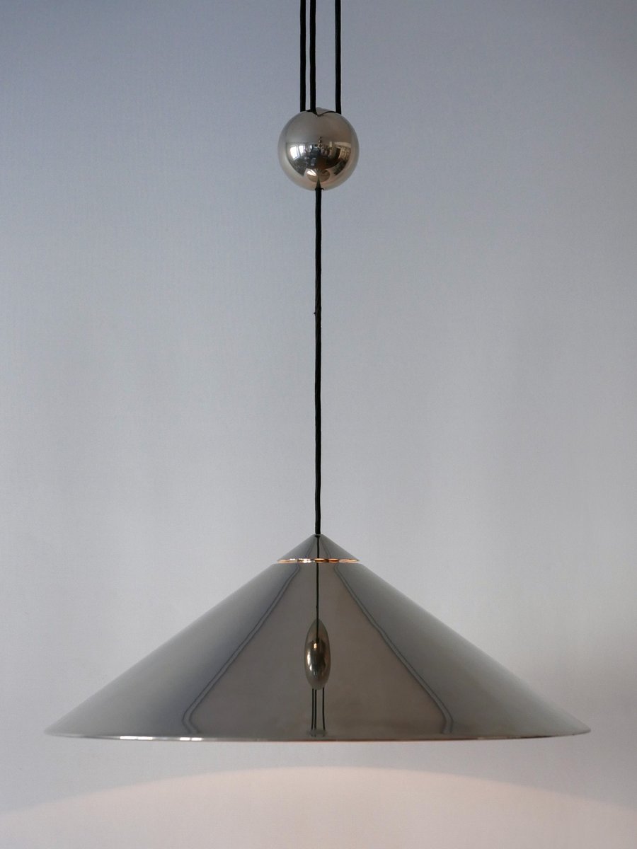 German Counter Balance Pendant Lamp by Florian Schulz, 1970