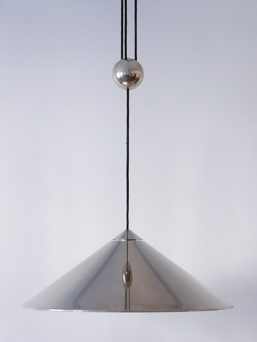 German Counter Balance Pendant Lamp by Florian Schulz, 1970