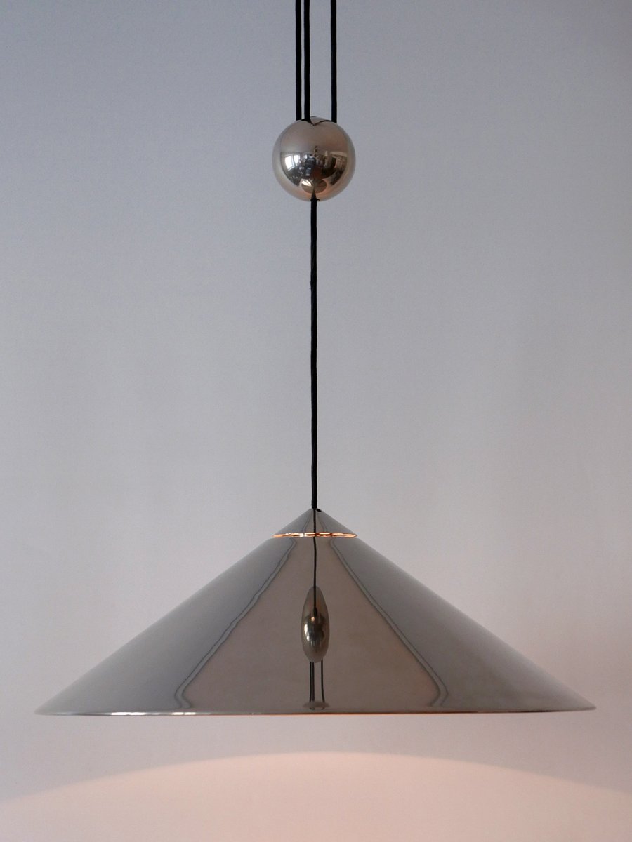 German Counter Balance Pendant Lamp by Florian Schulz, 1970