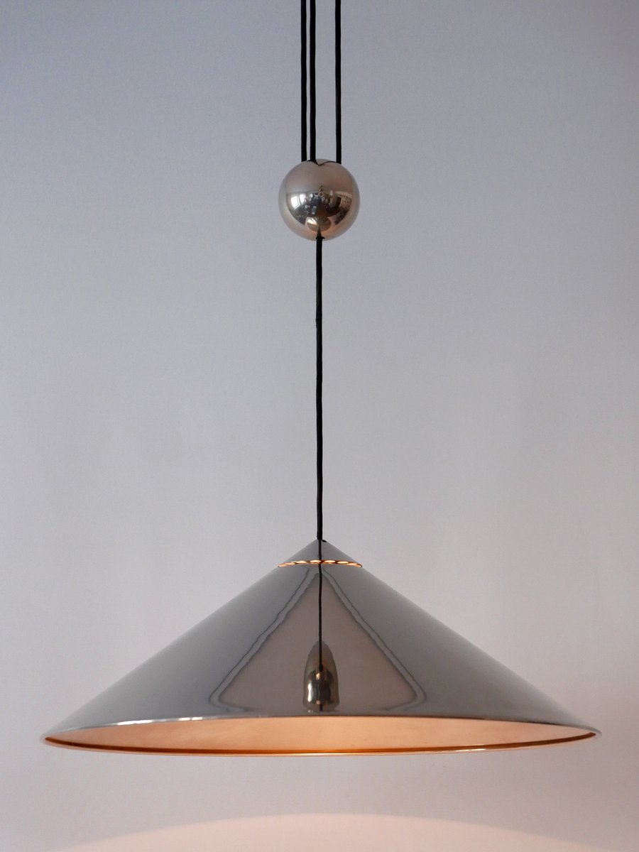 German Counter Balance Pendant Lamp by Florian Schulz, 1970